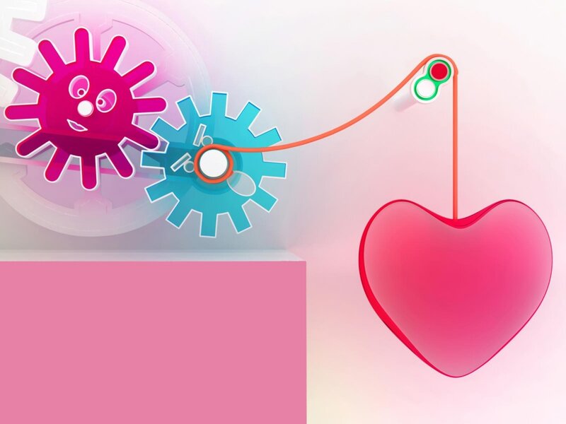 Heart Attached to Gears