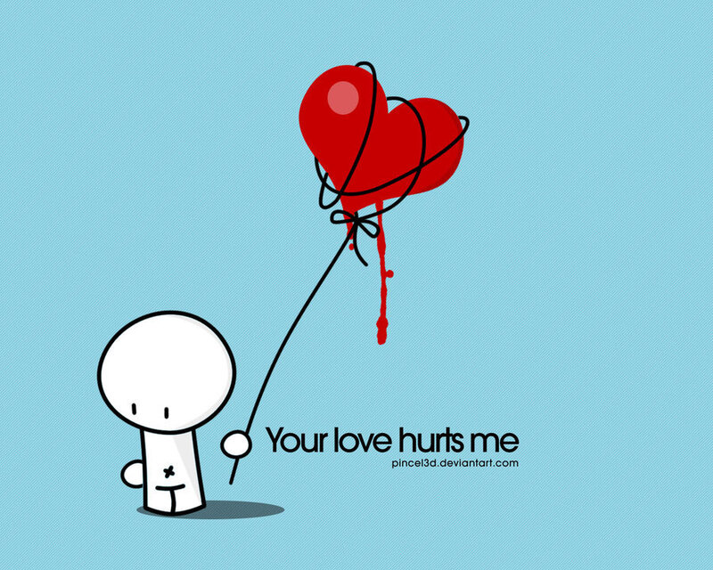 heart balloon with text