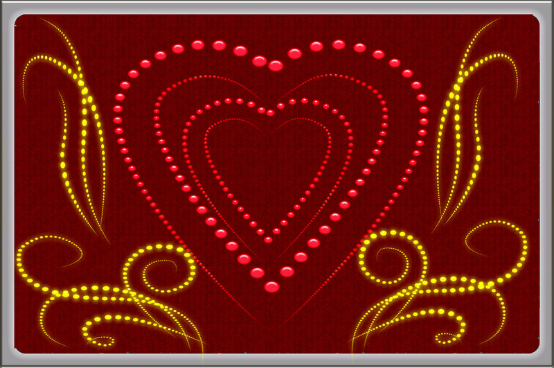 Heart Design with Swirls