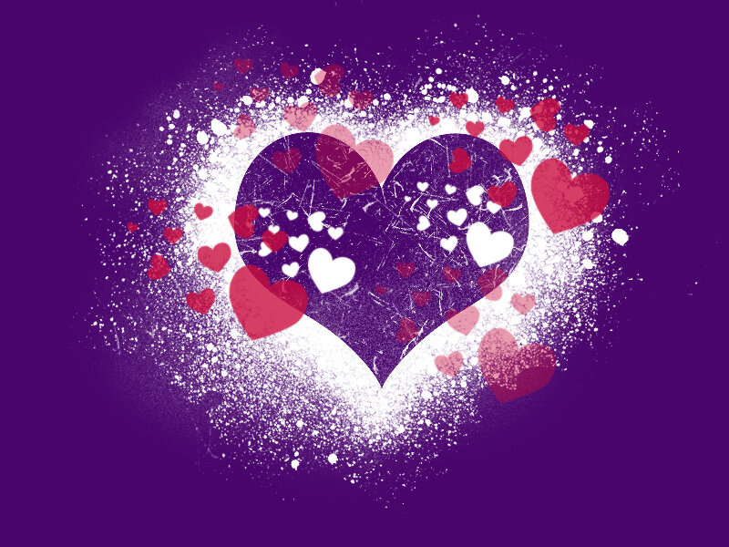 heart explosion art