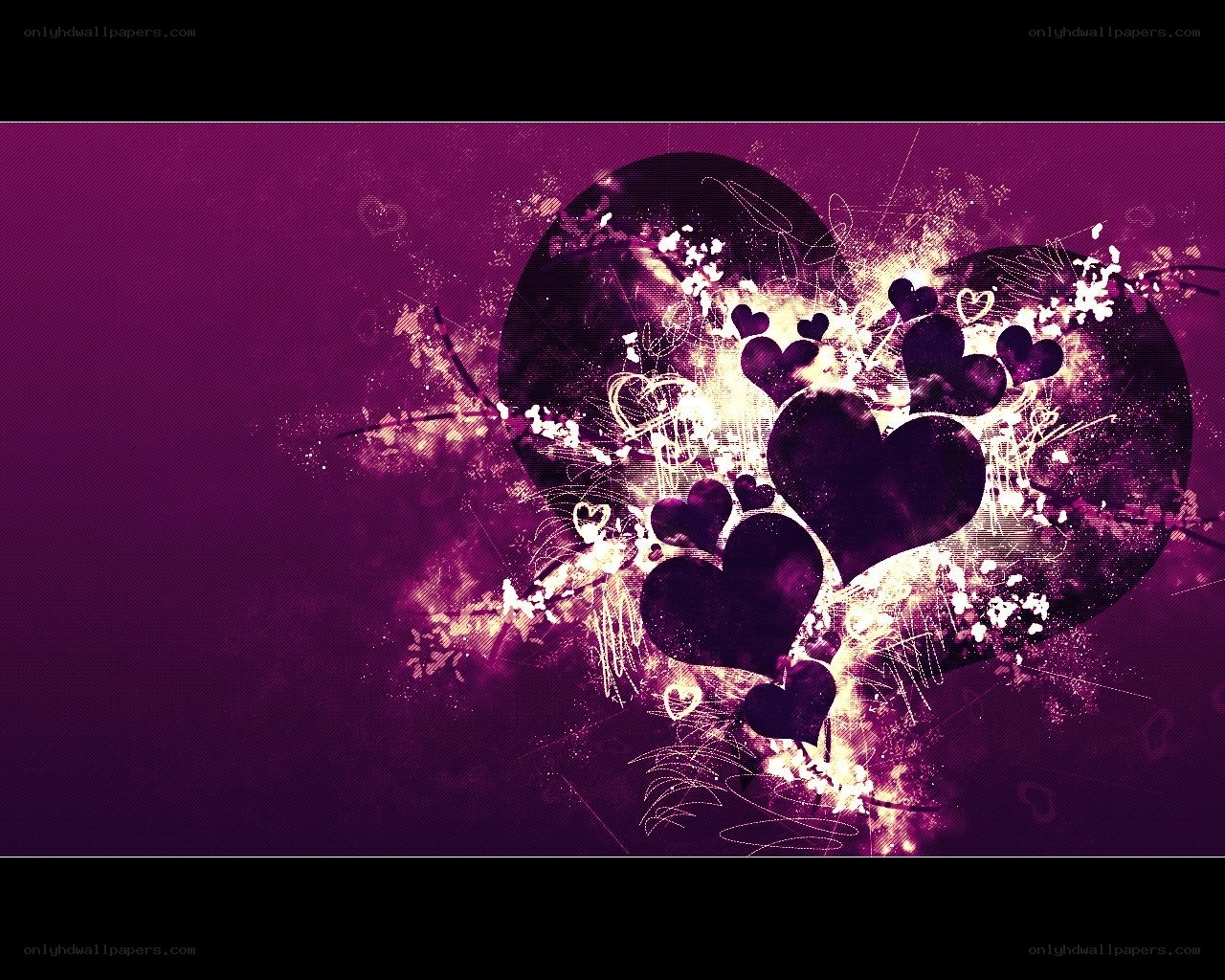 heart explosion wallpaper