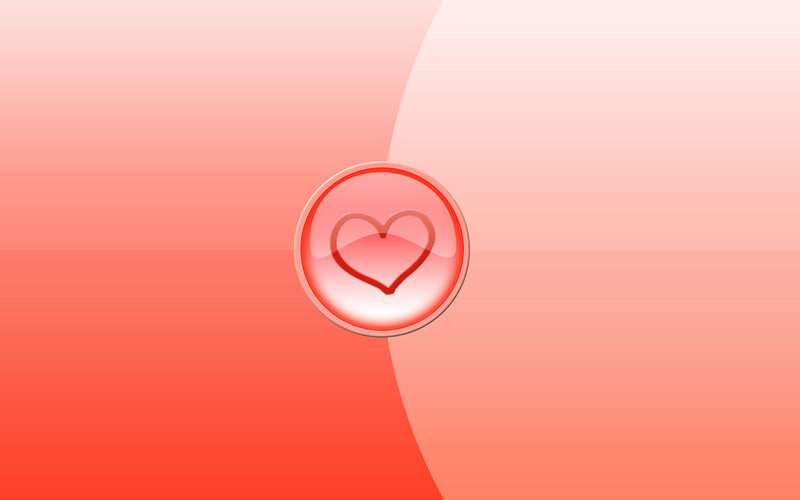 heart icon on gradient background