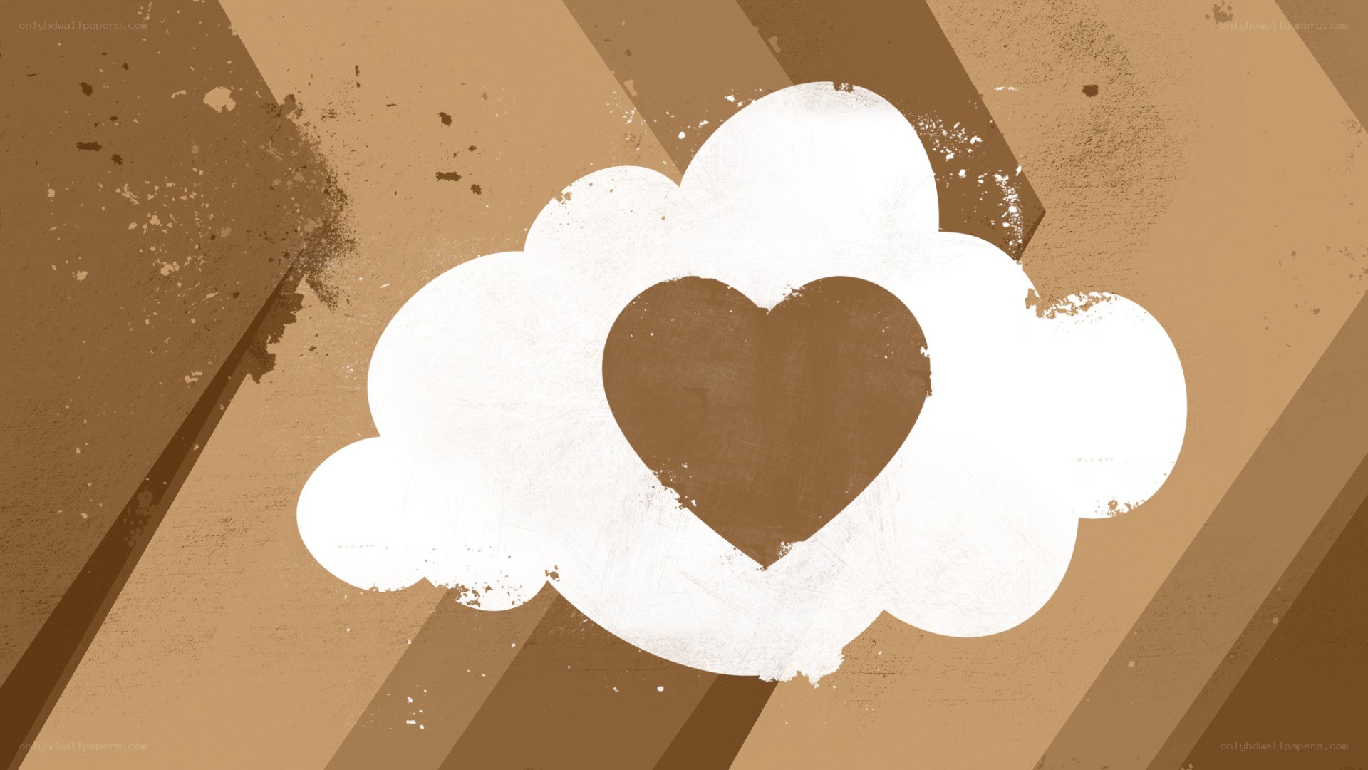 heart in a cloud design