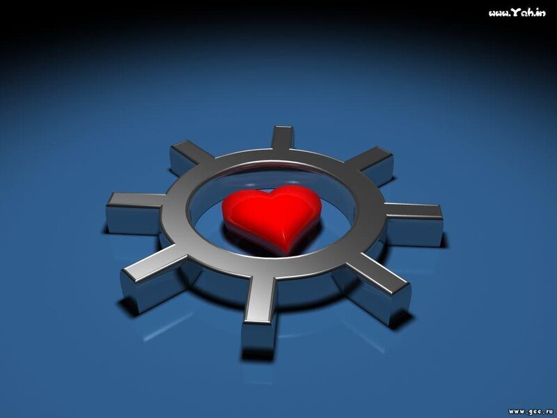 heart in a gear