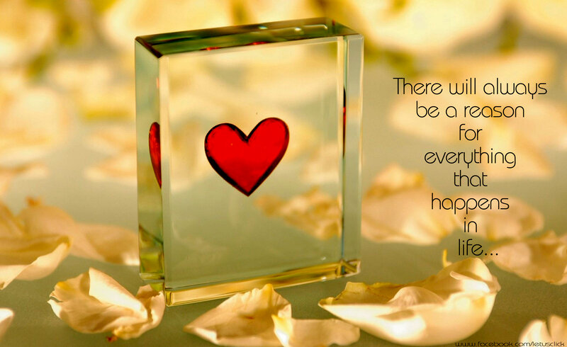 Heart in Glass Block — Red