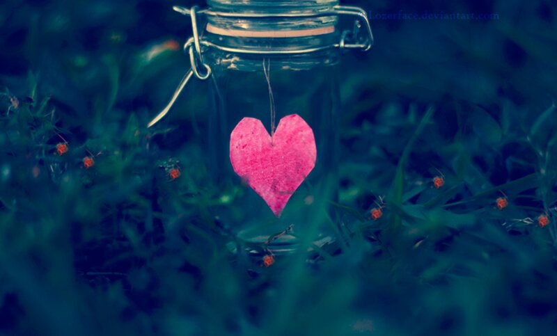 Heart in Glass Jar