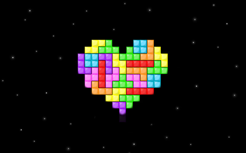Heart Made of Blocks