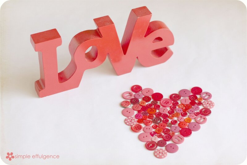 Heart Made of Buttons — Red