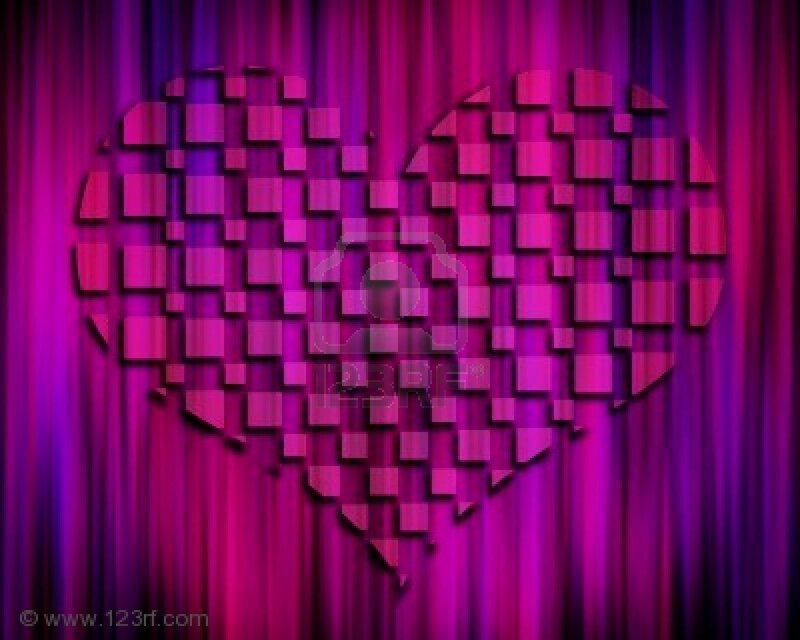 Heart Made of Cubes