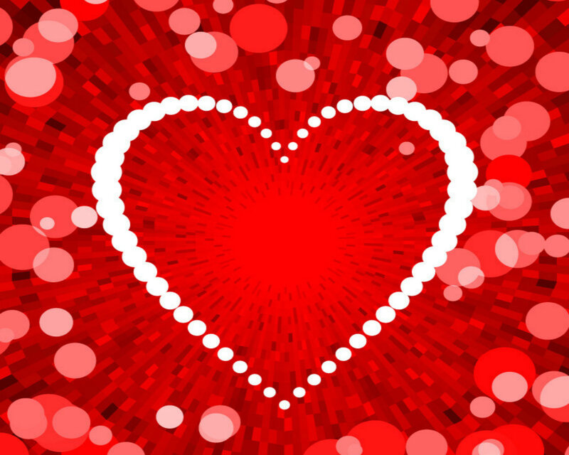 Heart Made of Dots — Red