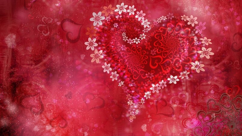 Heart Made of Flowers — Digital Art