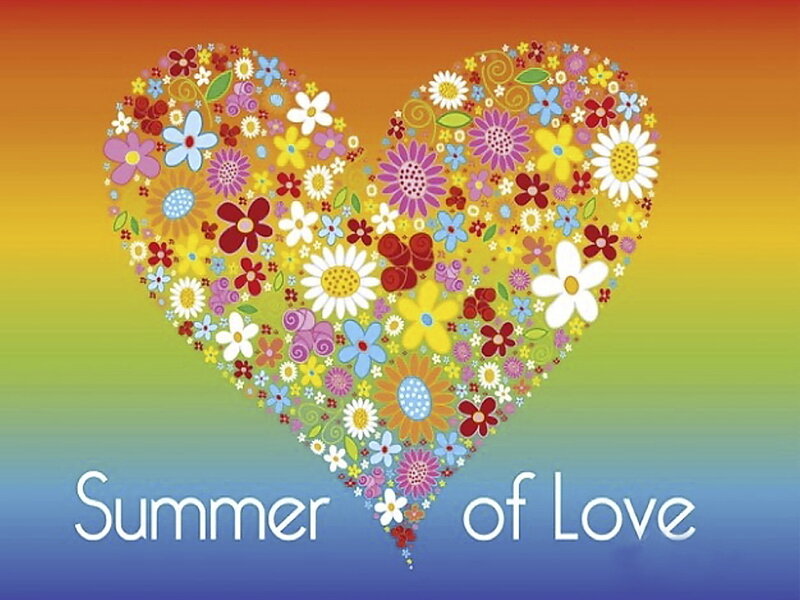 Heart Made of Flowers — Yellow, Cheerful, Summer
