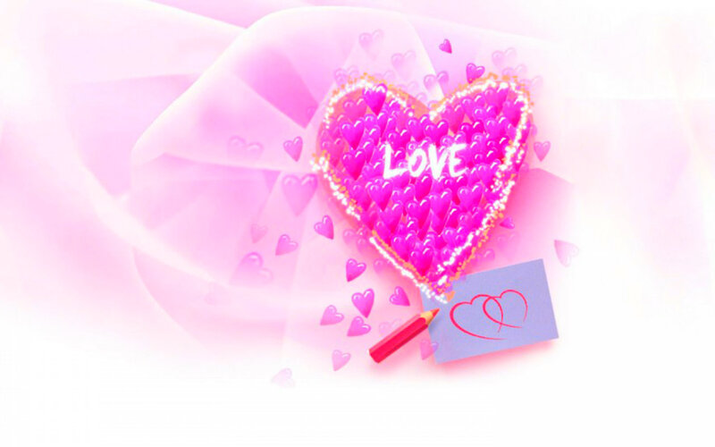Heart Made of Hearts — Pink