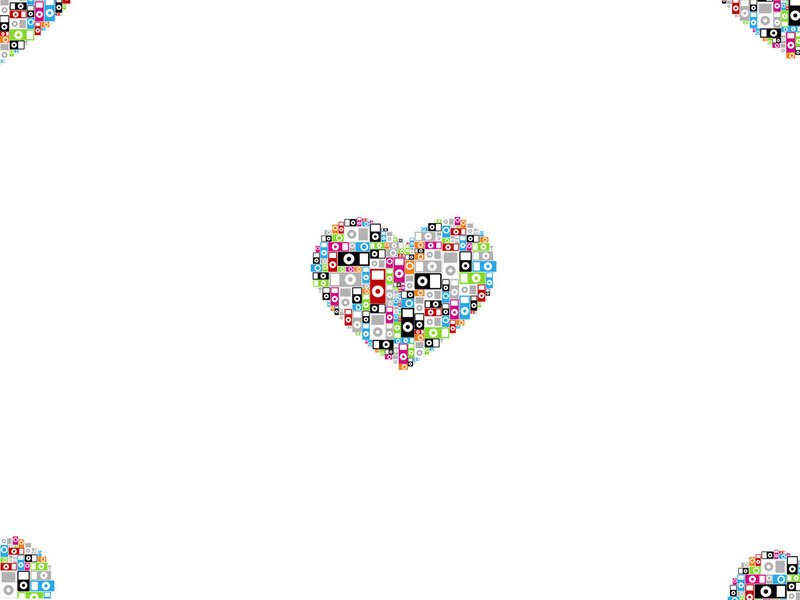 heart made of icons