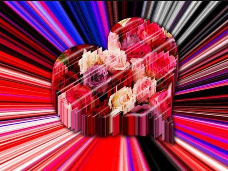 Heart Made of Roses — Red