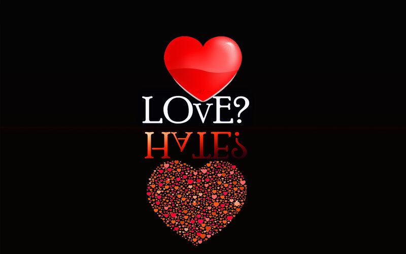 Heart Made of Smaller Hearts — Black