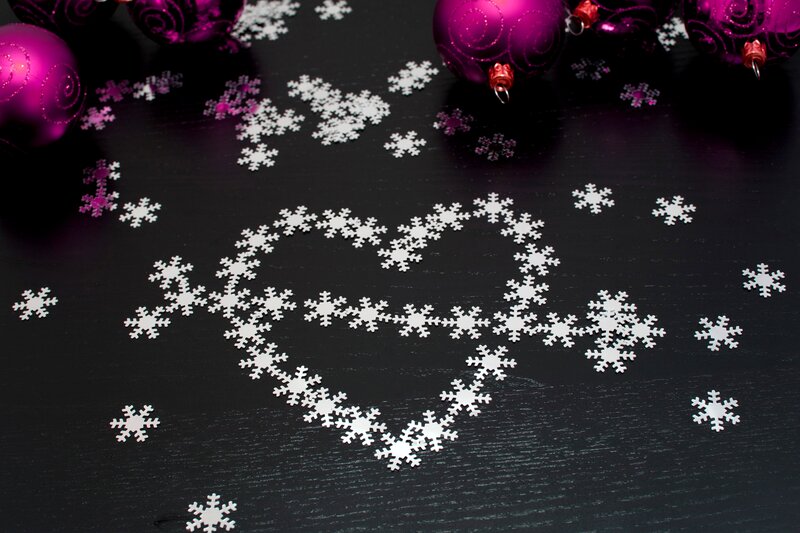 Heart Made of Snowflakes