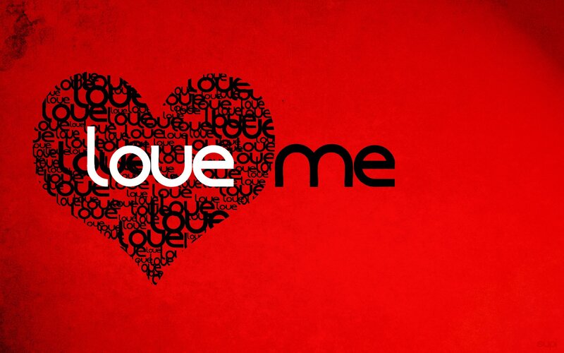 Heart Made of Text — Red