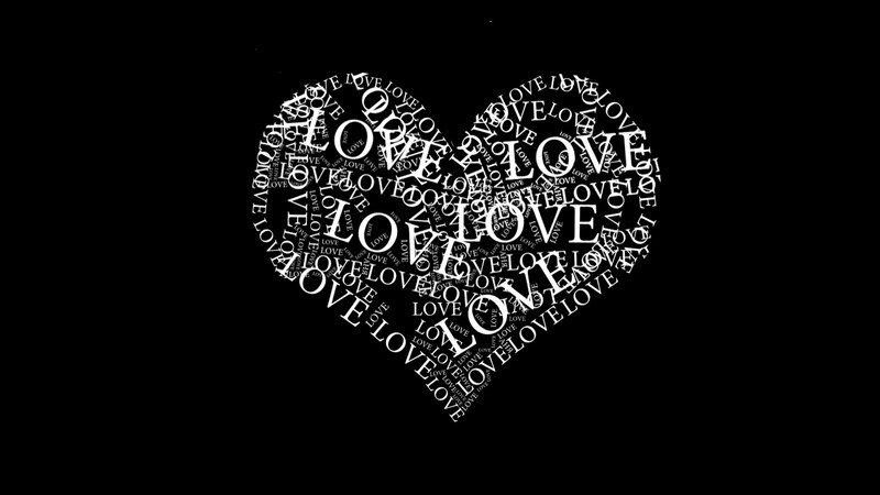 Heart Made of Words — Black