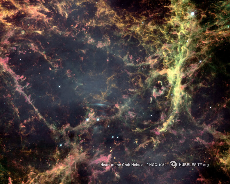 Heart of the Crab Nebula