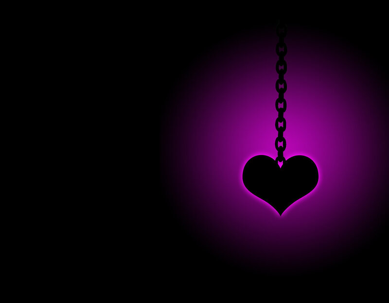 heart on a chain
