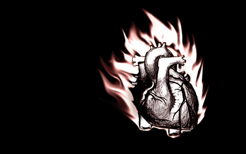 heart on fire