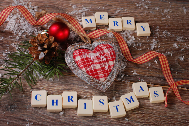 Heart Ornament on Wood