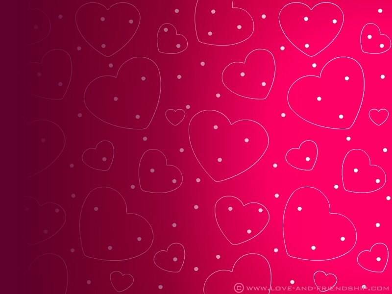 Heart Pattern Background — Pink, Romantic