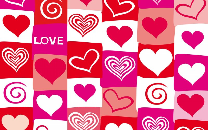 Heart Pattern Collage