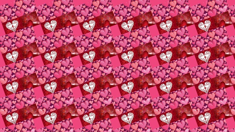 Heart Pattern Design — Pink, Festive