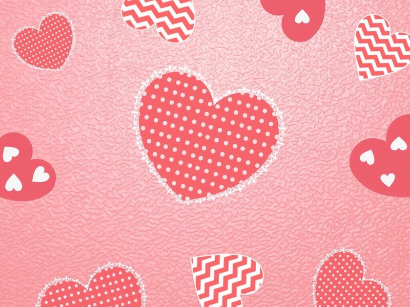 Heart Pattern Design — Pink, Playful, Illustration