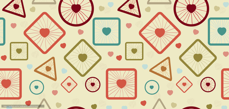 Heart Pattern Design — Red, Playful, Vector Art