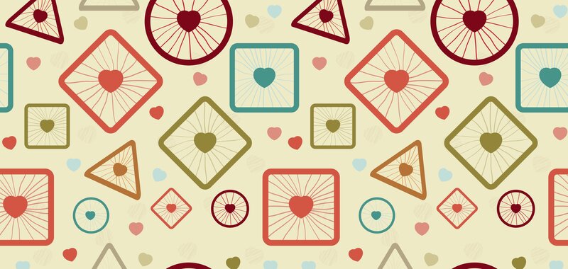 heart pattern design