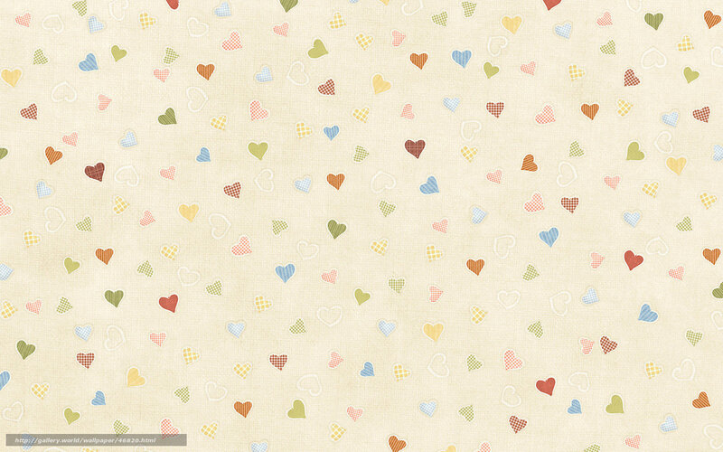 Heart Pattern on Fabric