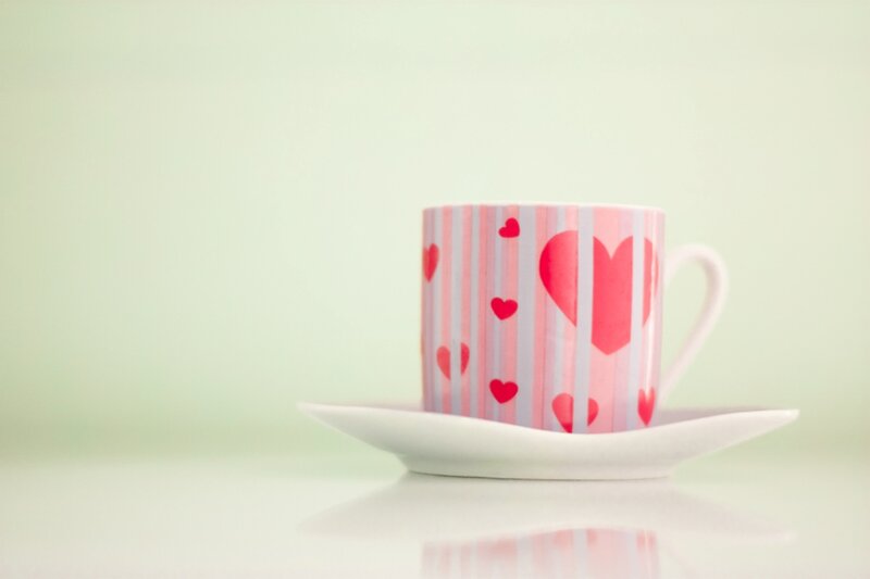 Heart-patterned Cup