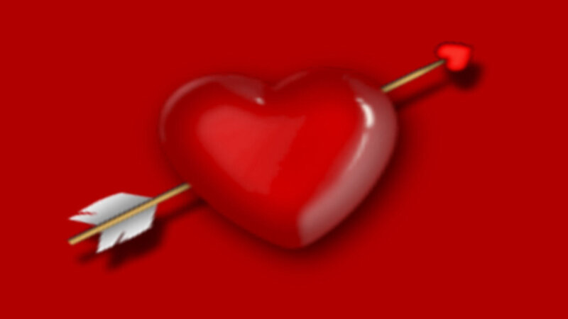 heart pierced by an arrow
