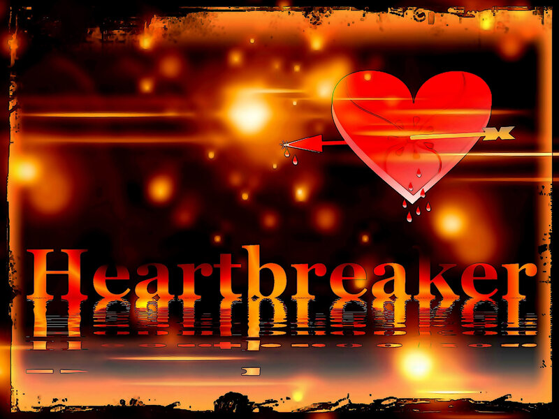 Heart Pierced by Arrow — Red, Dramatic