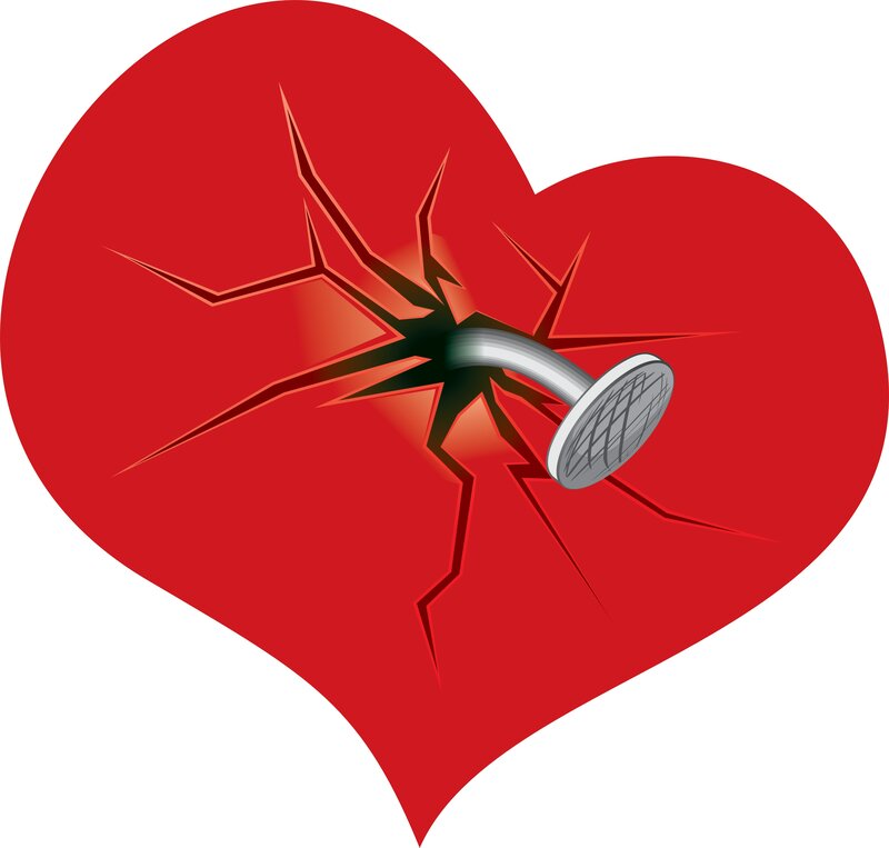 Heart Pierced by Nail