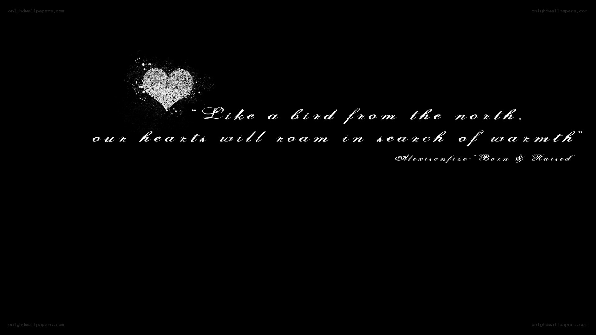 heart quote wallpaper