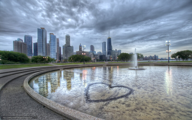 Heart Shape in Fountain