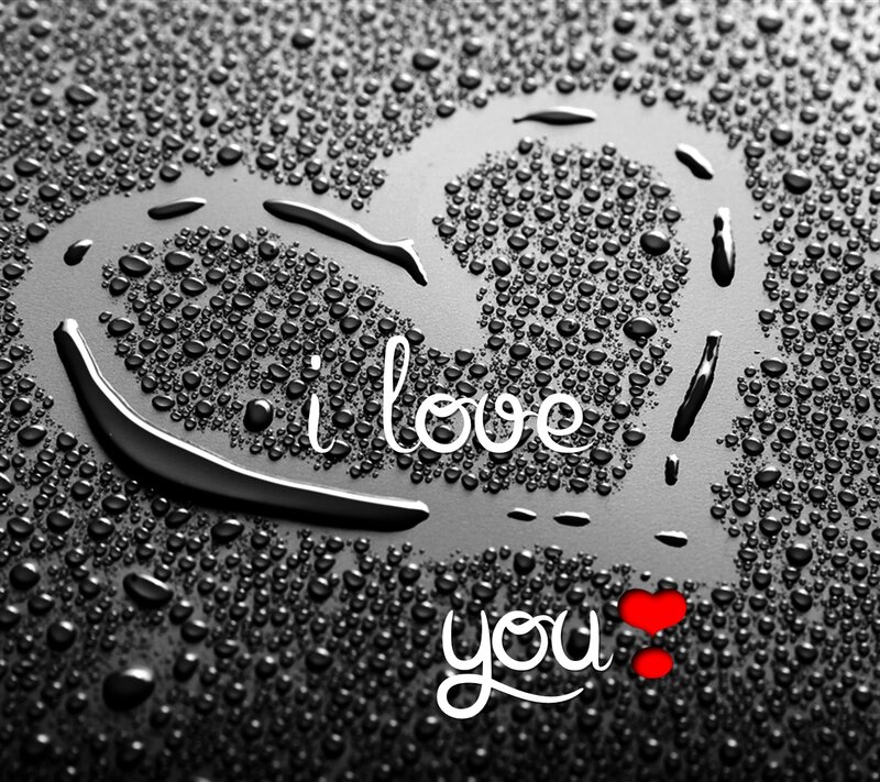Heart Shape on Wet Surface