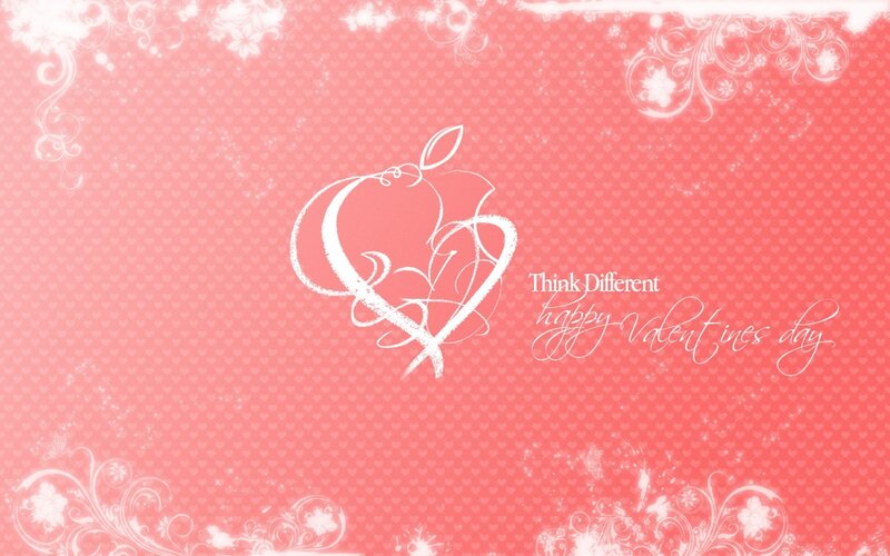 Heart-shaped Apple Design