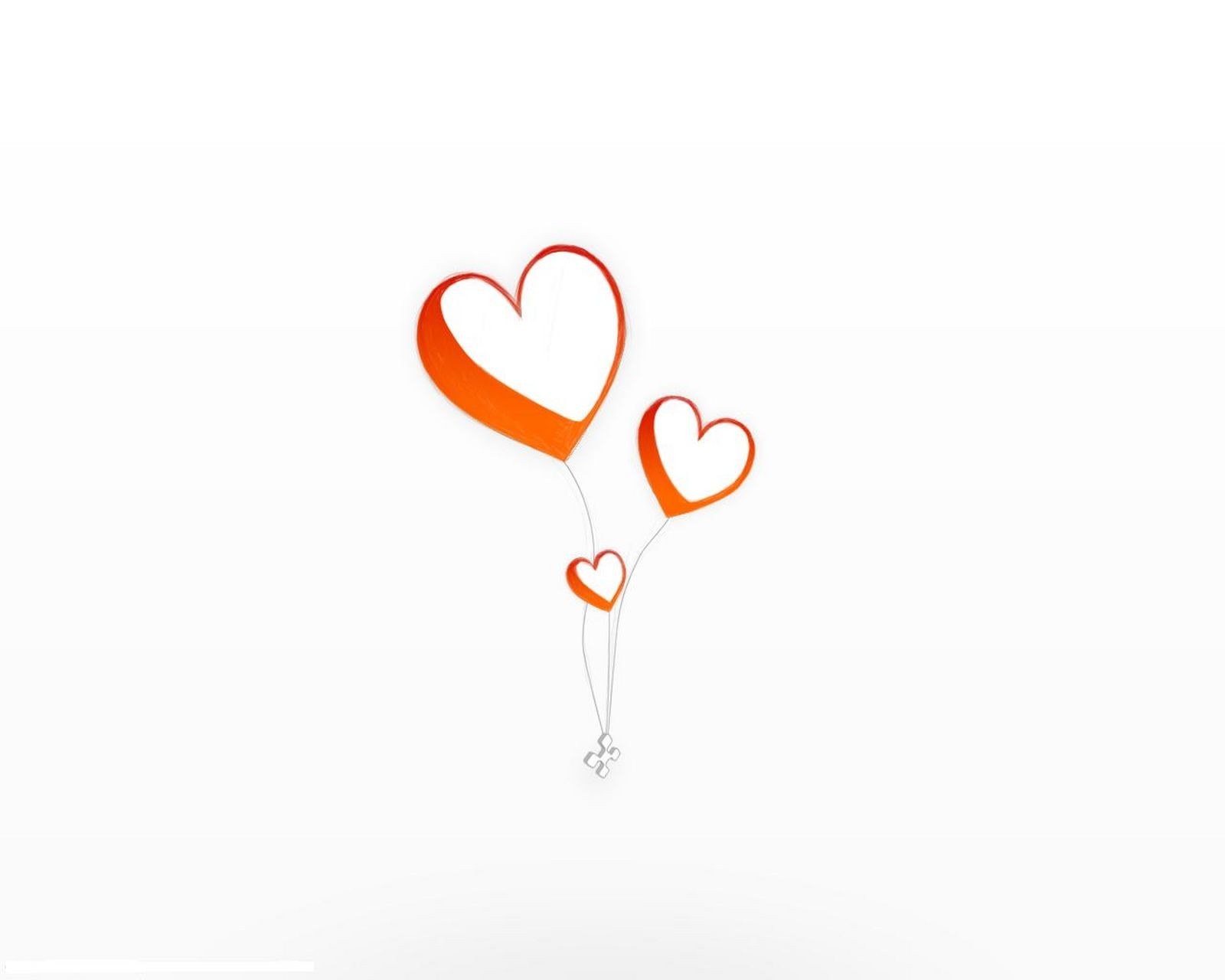 heart-shaped balloons floating