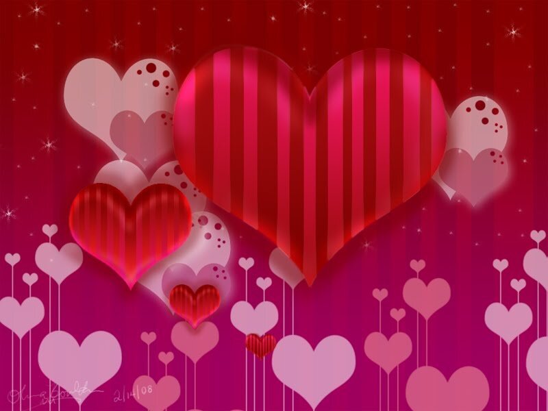 Heart-shaped Balloons — Red