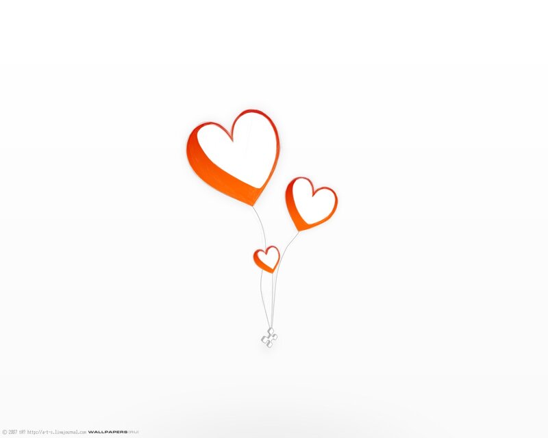 heart-shaped balloons