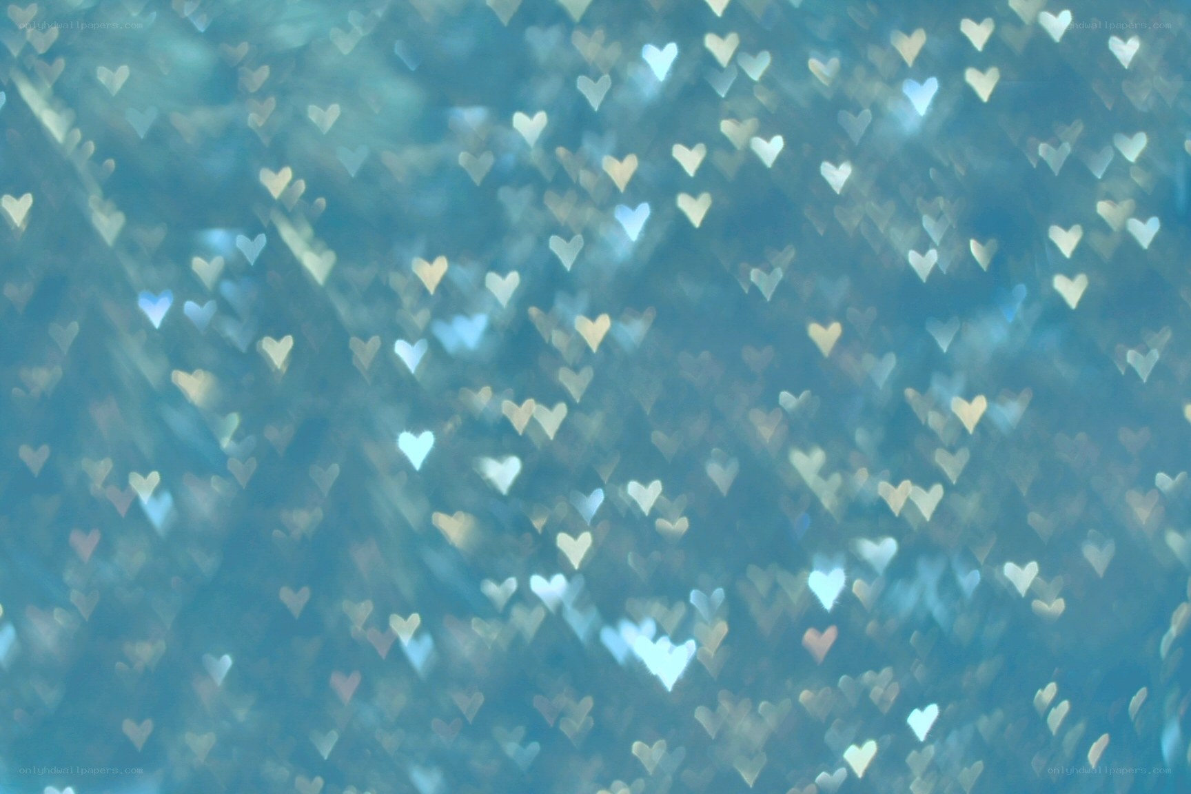 heart-shaped bokeh lights