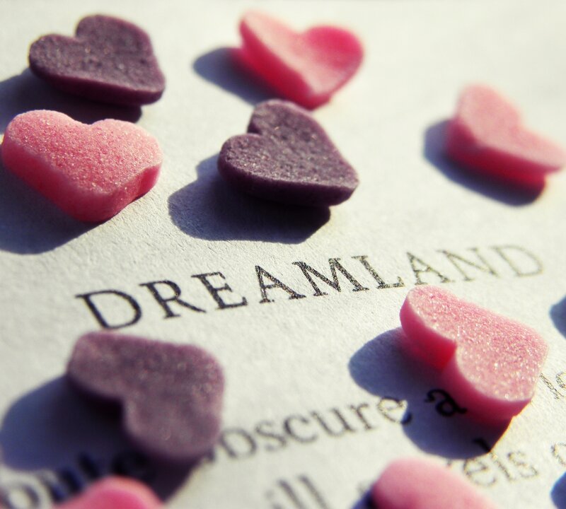 Heart-shaped Candies — Pink, Calm