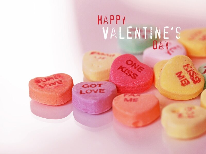 Heart-shaped Candies — Pink, Festive, Photograph