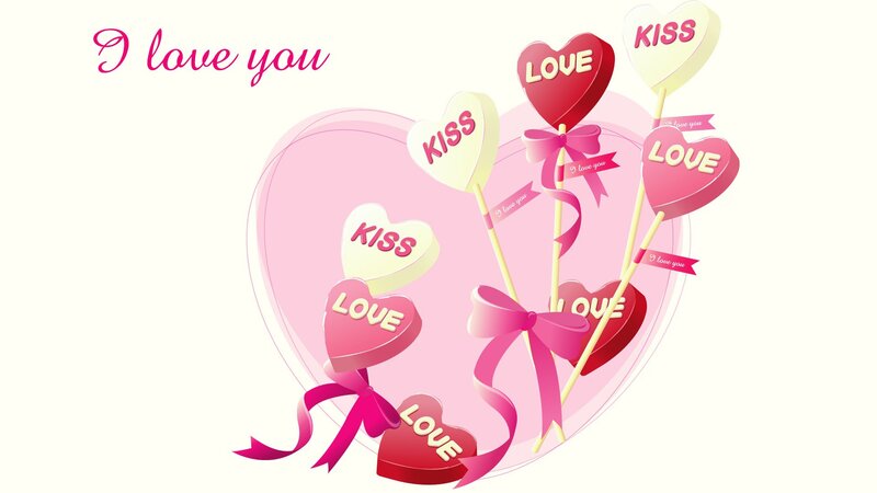 Heart-shaped Candies — Pink