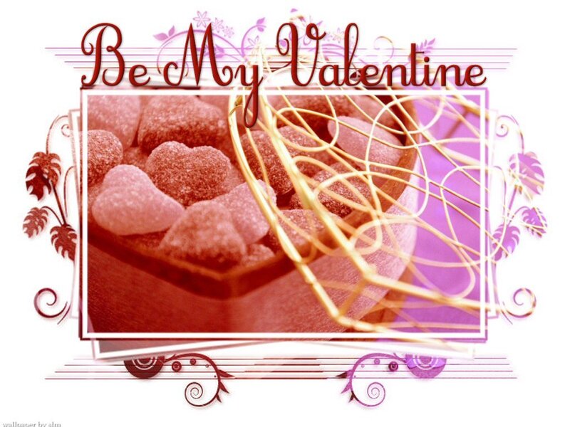 Heart-shaped Candies — Red, Romantic